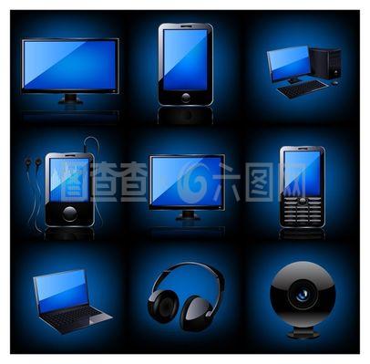 電子產(chǎn)品矢量圖